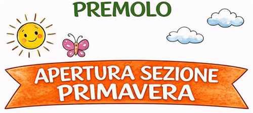 Apertura sezione PRIMAVERA